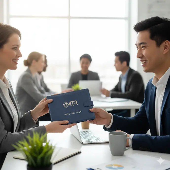 Personalized onboarding gift