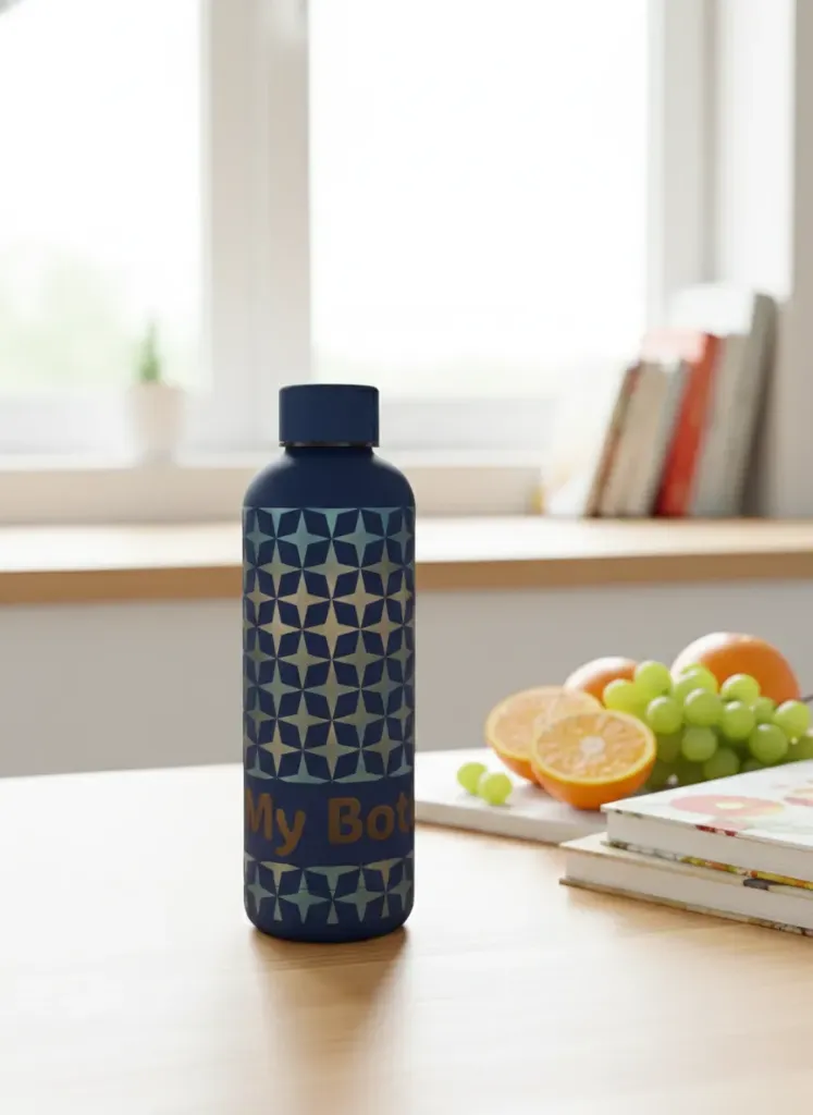 Insulated drinking bottle (Black)