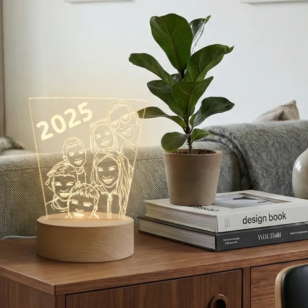 Gepersonaliseerde LED Fotolamp